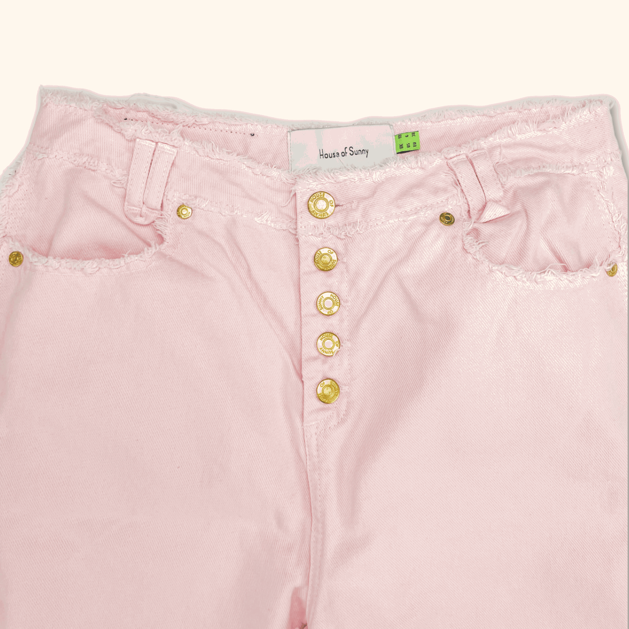 House Of Sunny Pink Cloud Jeans - Size 10 HouseOfSunny