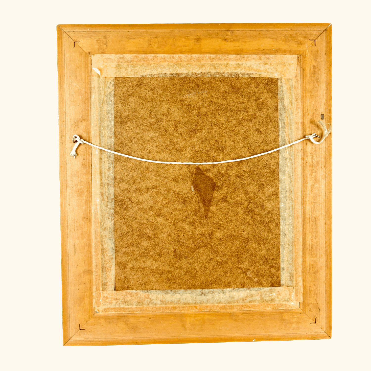 Wooden Gold Painted Chunky Wall Mirror Sunshine Thrift