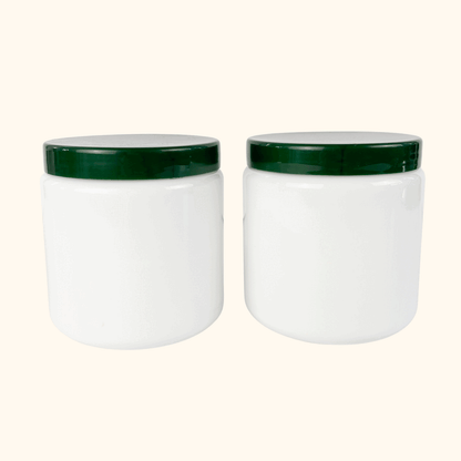 Vintage 1980s CLP Milk Glass Tea Sugar Jars Sunshine Thrift