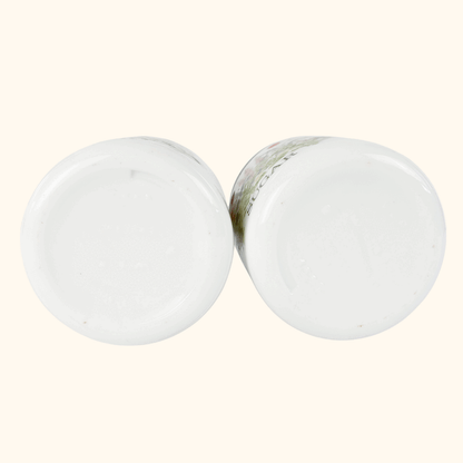 Vintage 1980s CLP Milk Glass Tea Sugar Jars Sunshine Thrift