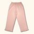Light Pink Wide Leg Frill High Waisted Trousers - Size Large - Sunshine Thrift - Trousers