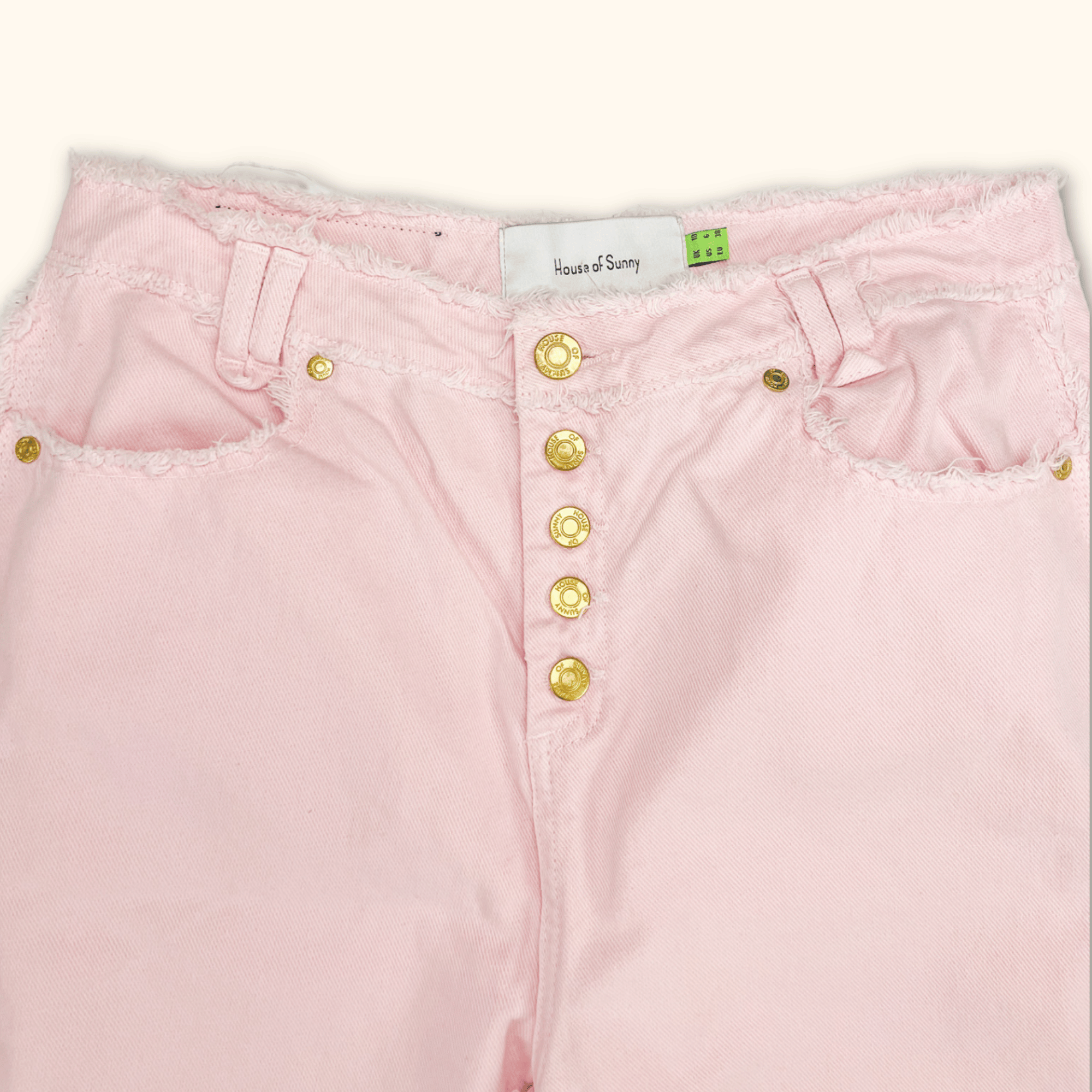 House Of Sunny Pink Cloud Jeans - Size 10