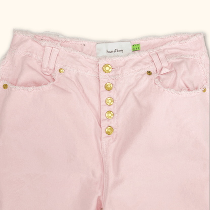 House Of Sunny Pink Cloud Jeans - Size 10