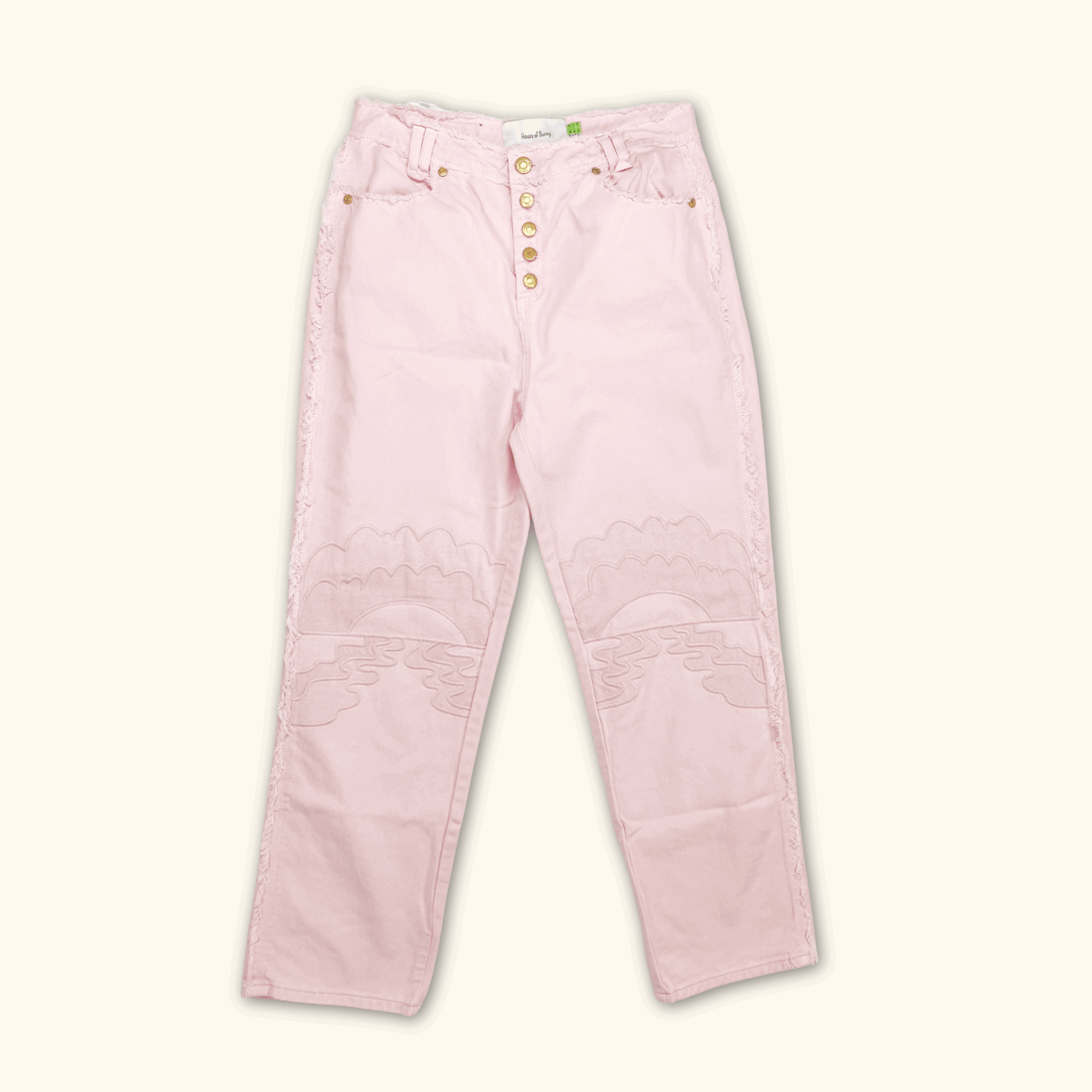 House Of Sunny Pink Cloud Jeans - Size 10 HouseOfSunny