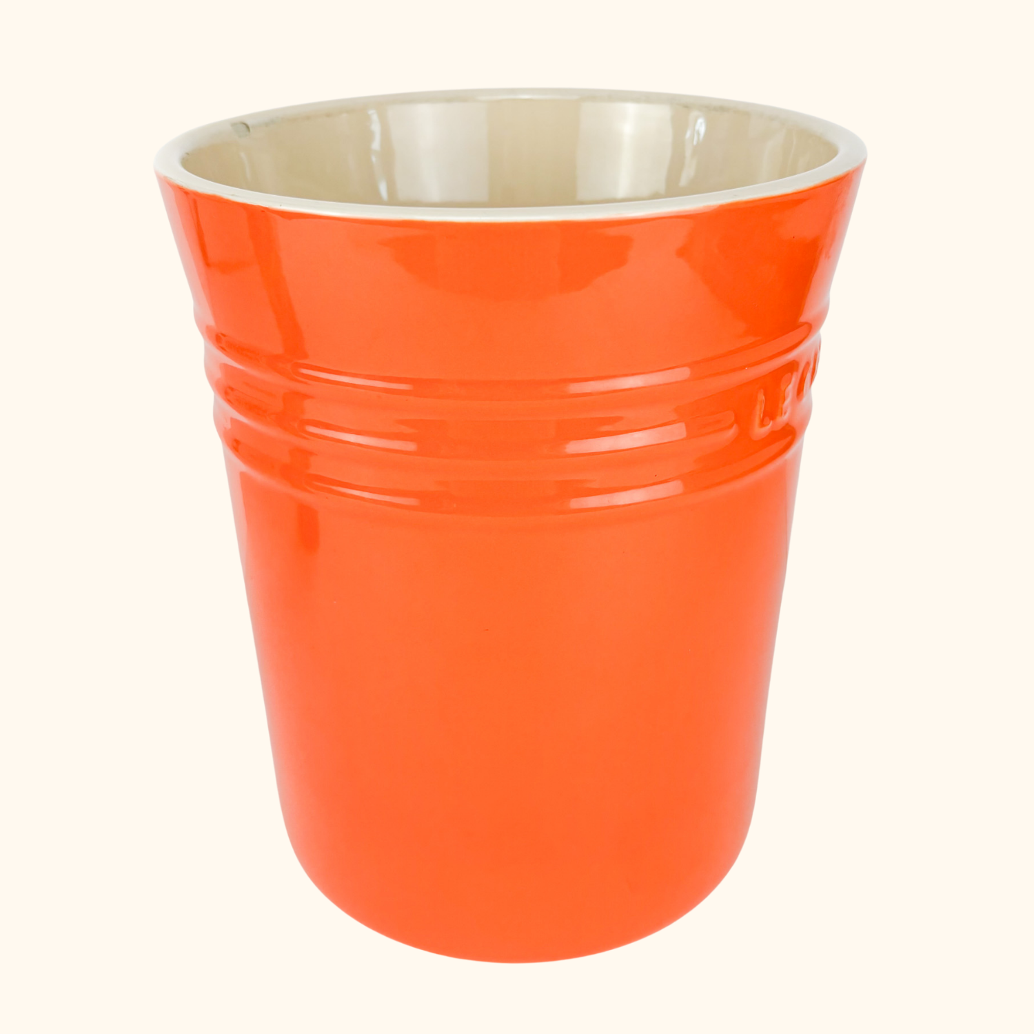 Le Creuset Stoneware Orange Large Storage Jar 3L