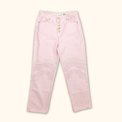 House Of Sunny Pink Cloud Jeans - Size 10