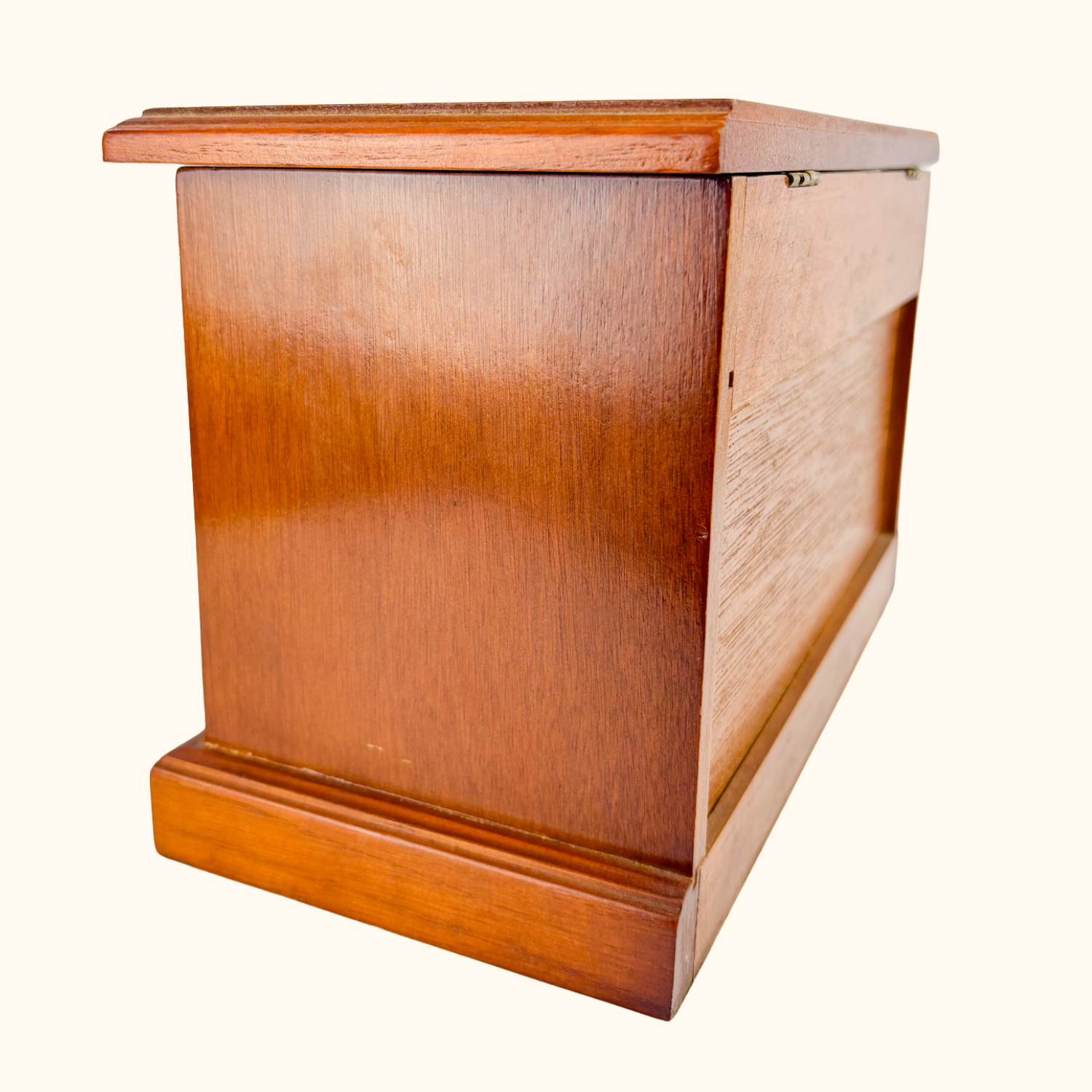 Vintage Solid Wood Jewellery Box Sunshine Thrift