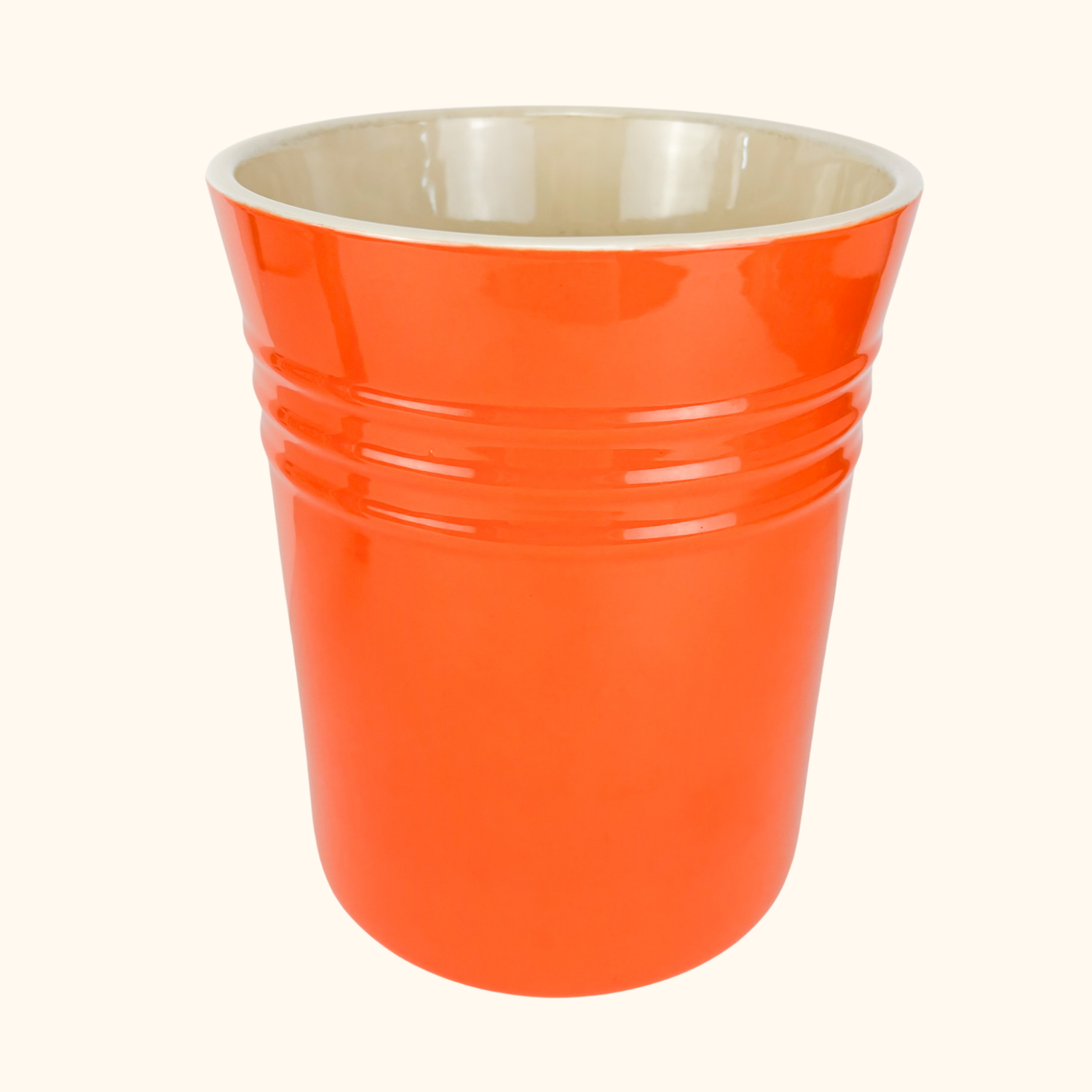 Le Creuset Stoneware Orange Large Storage Jar 3L