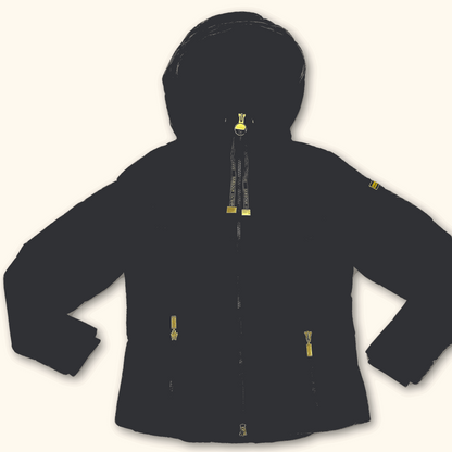 Barbour Brace Chevron Quilted Jacket with Hood Black - Size 12 - Barbour - Coats &amp; jackets