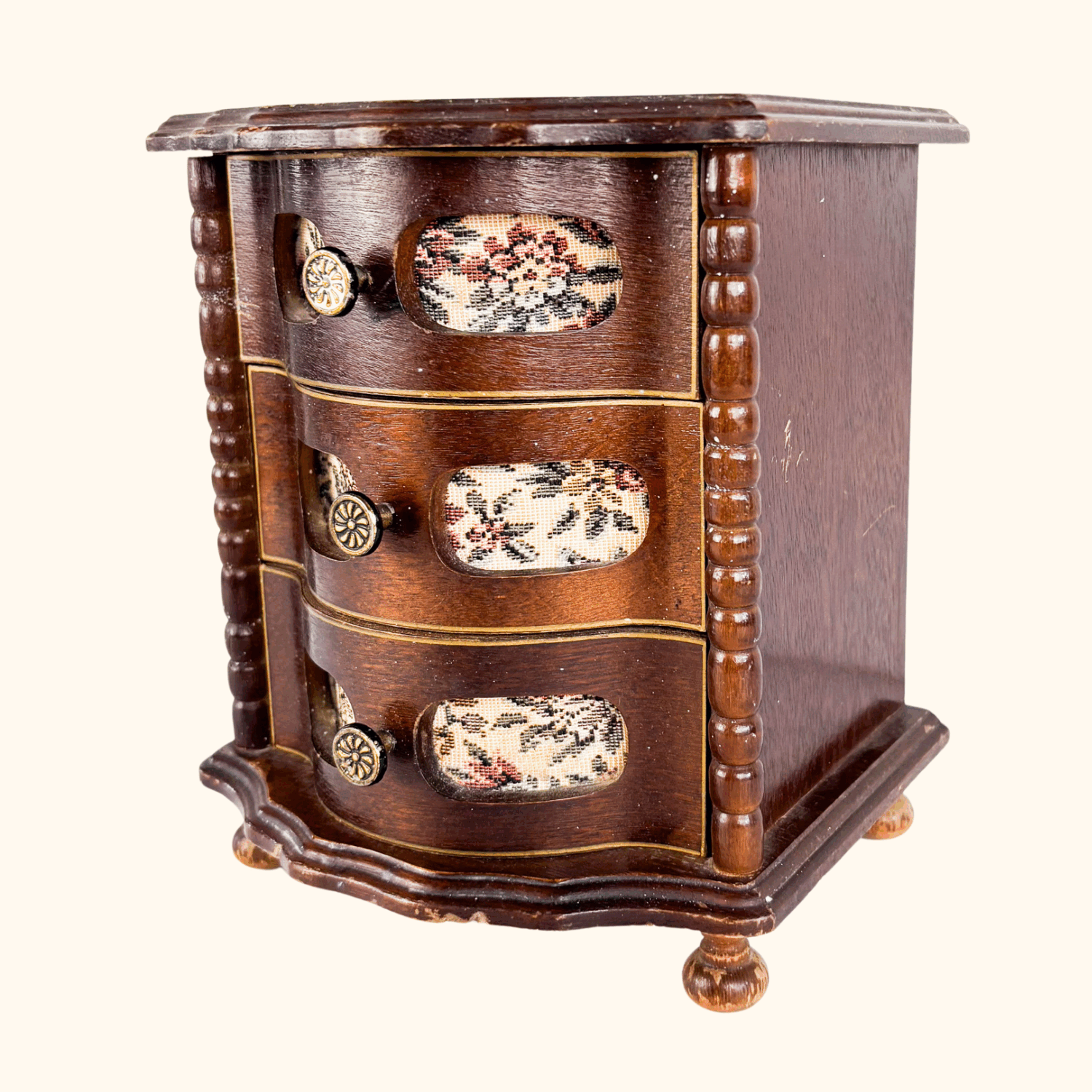 Japanese Solid Wood Musical Jewellery Box Sunshine Thrift