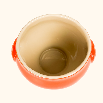 Le Creuset Volcanic Orange Stoneware Soup Bowl Le Creuset