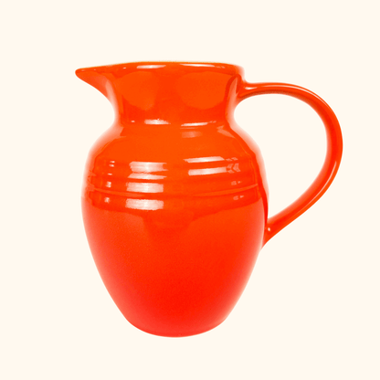 Le Creuset Volcanic Orange Stoneware Breakfast Jug 700ml -  - Kitchenware