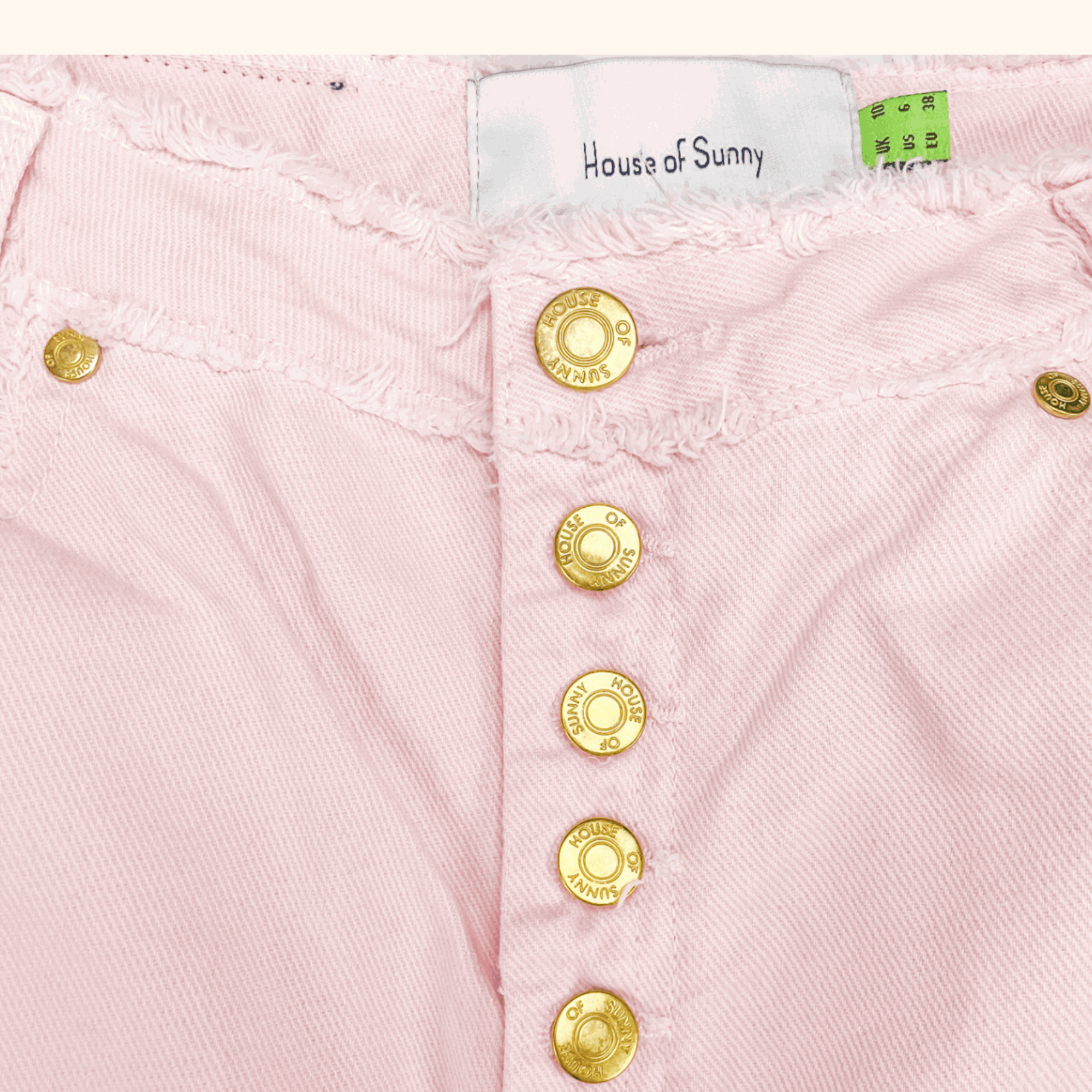 House Of Sunny Pink Cloud Jeans - Size 10 HouseOfSunny