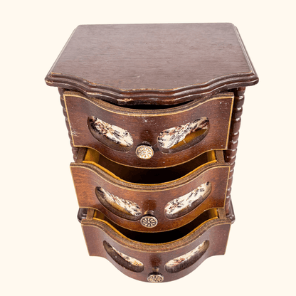 Japanese Solid Wood Musical Jewellery Box Sunshine Thrift