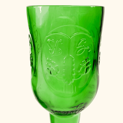 Grolsch Glass Green Bottle Wine Glasses - Set of 2 Sunshine Thrift