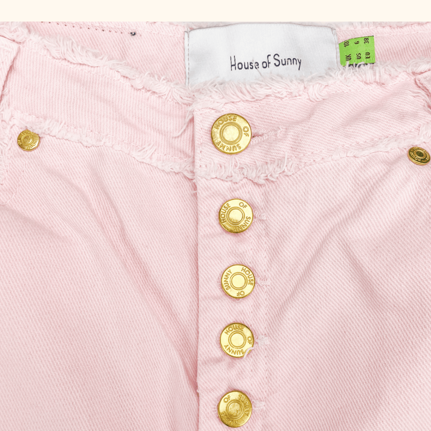 House Of Sunny Pink Cloud Jeans - Size 10