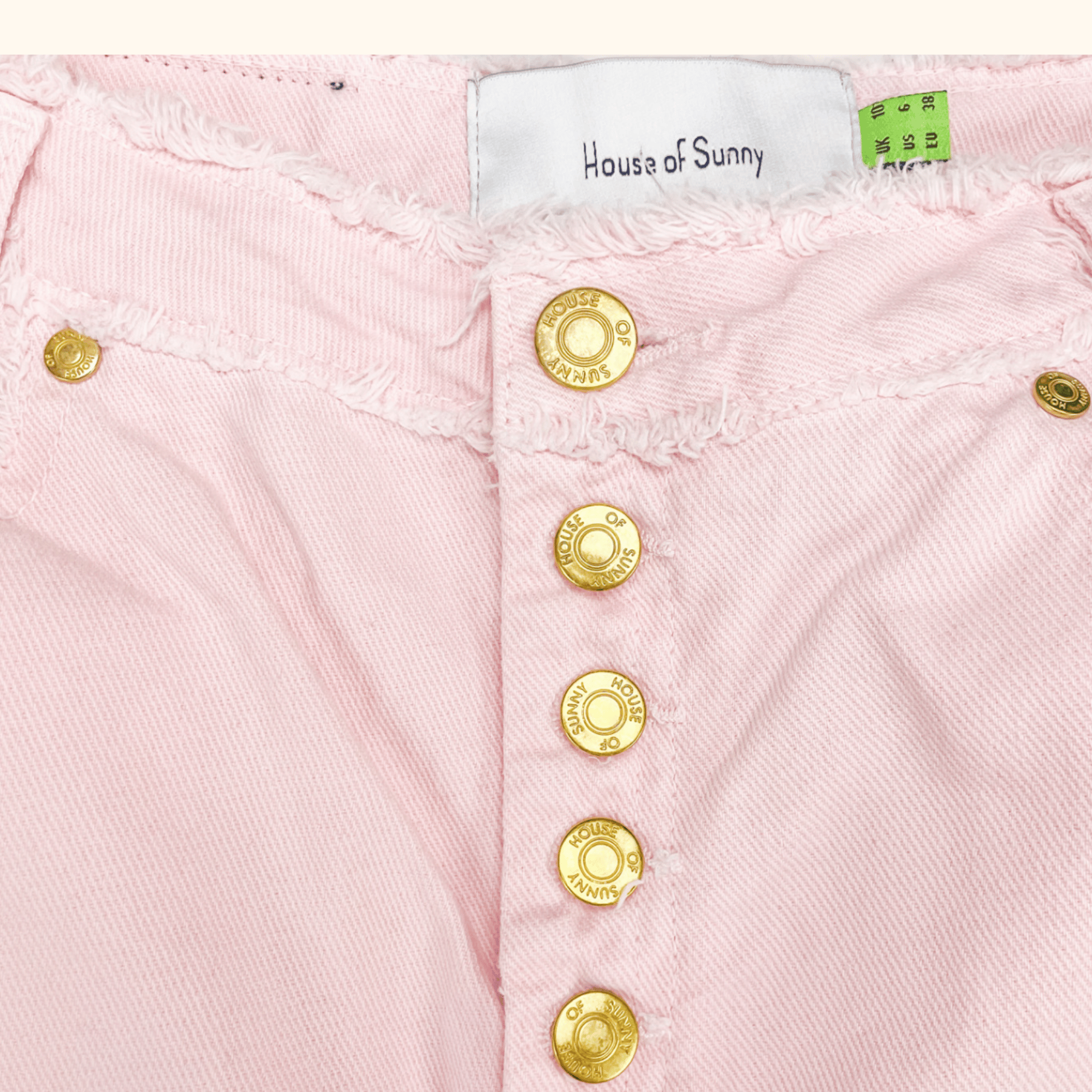 House Of Sunny Pink Cloud Jeans - Size 10
