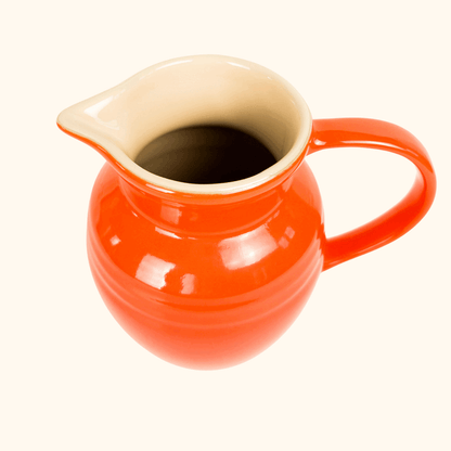 Le Creuset Volcanic Orange Stoneware Breakfast Jug 700ml -  - Kitchenware