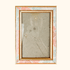 Vintage 1980s Floral Gold Picture Frame 4x6inch -  - Picture Frames