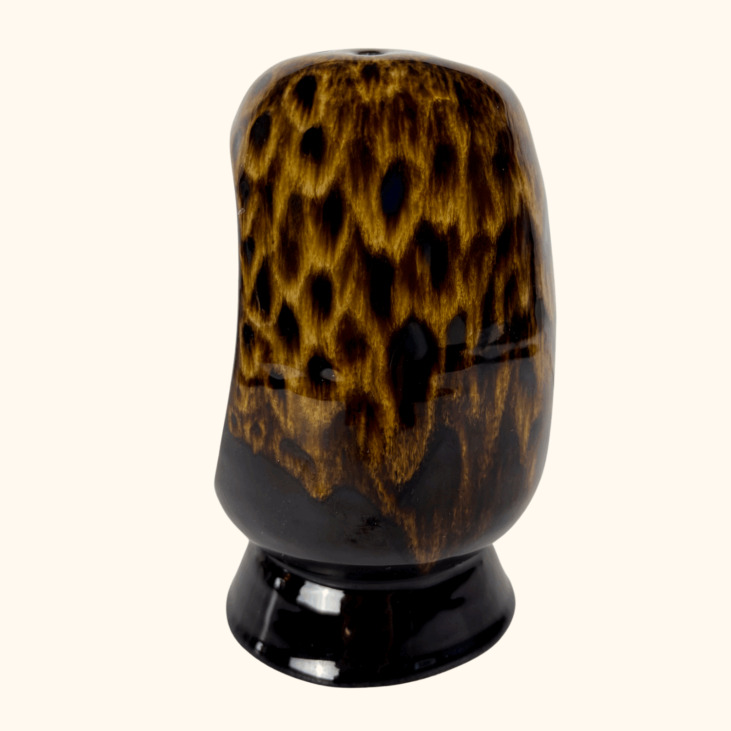 Ceramic Tortoise Shell Drip Tea Light Holder Sunshine Thrift