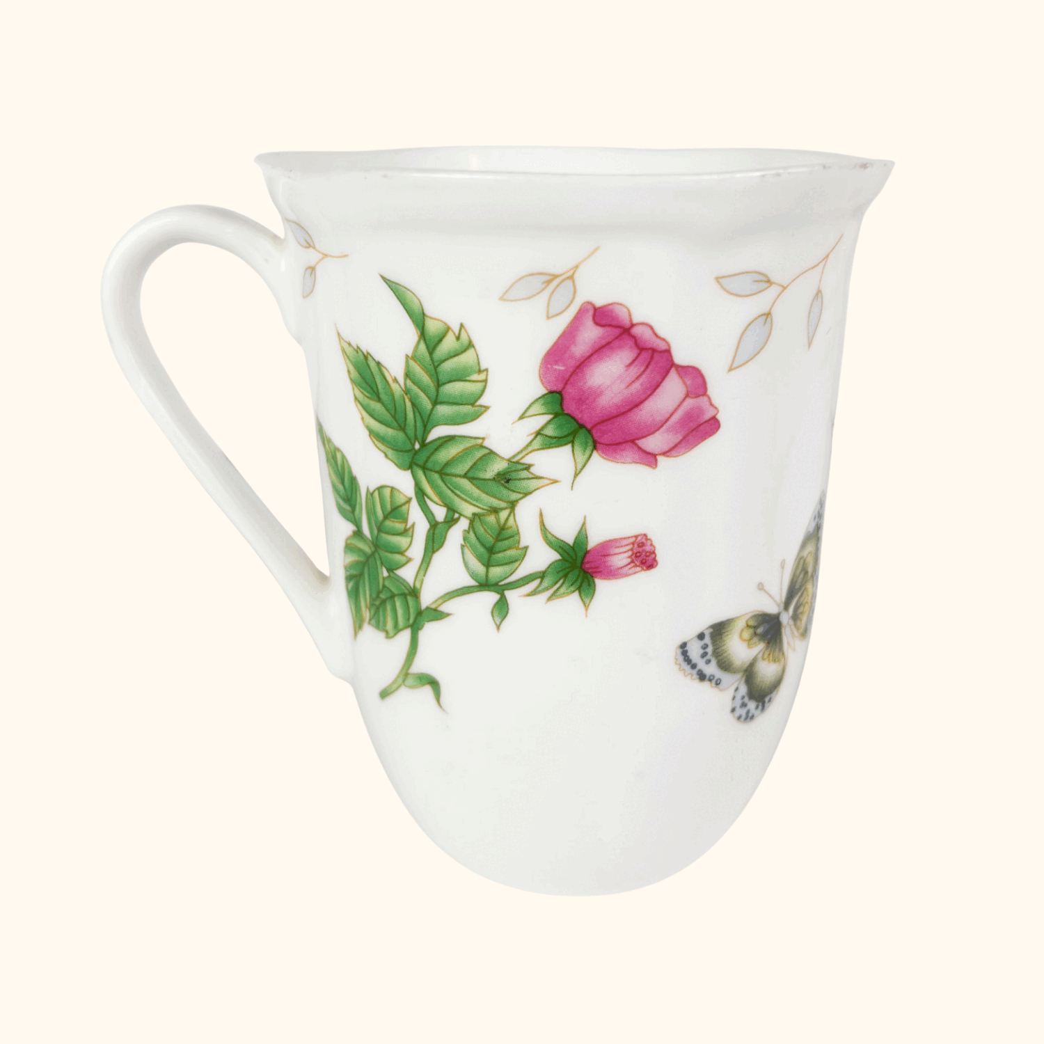 Sabichi Bone China Floral Mugs - Set of 2 Sabichi