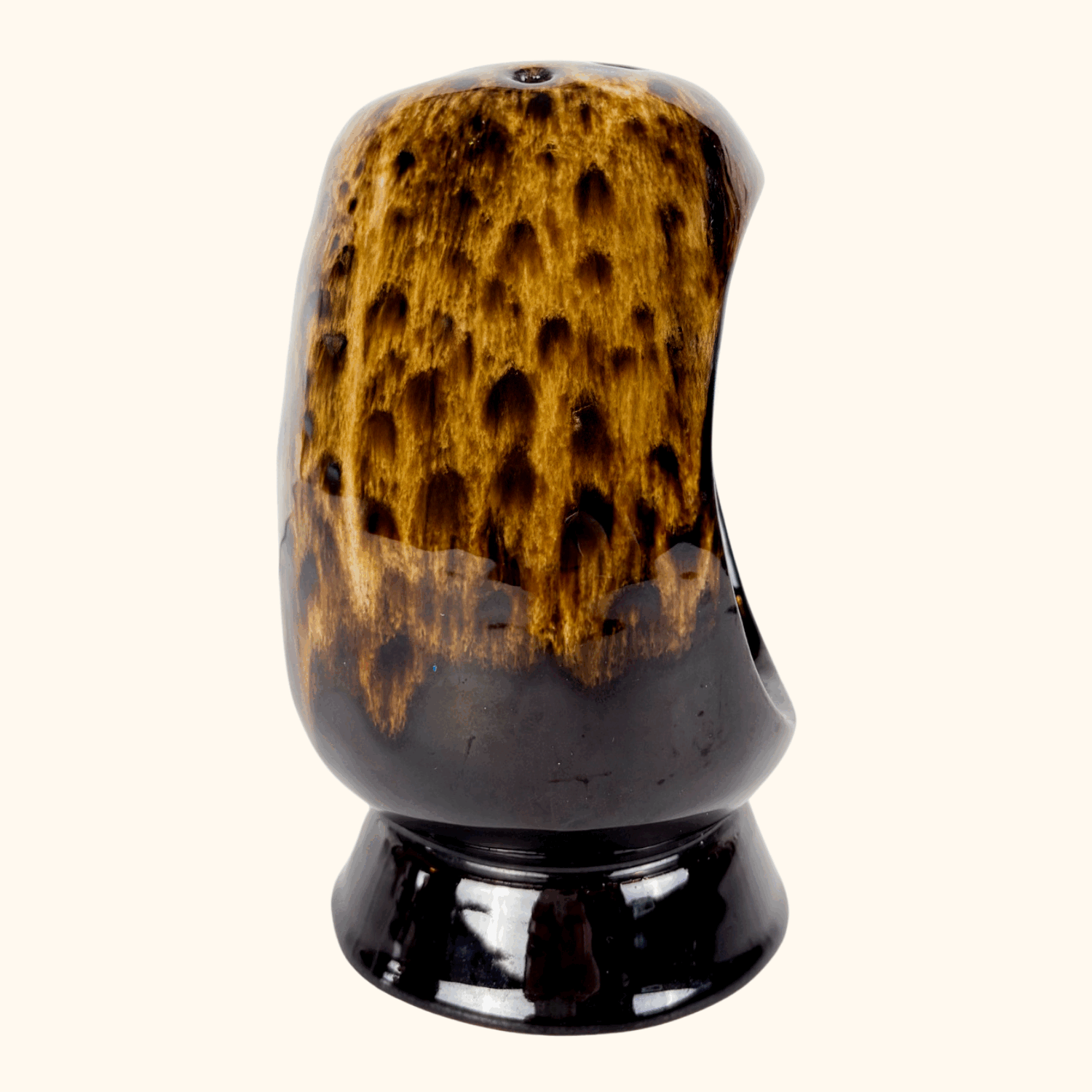 Ceramic Tortoise Shell Drip Tea Light Holder Sunshine Thrift