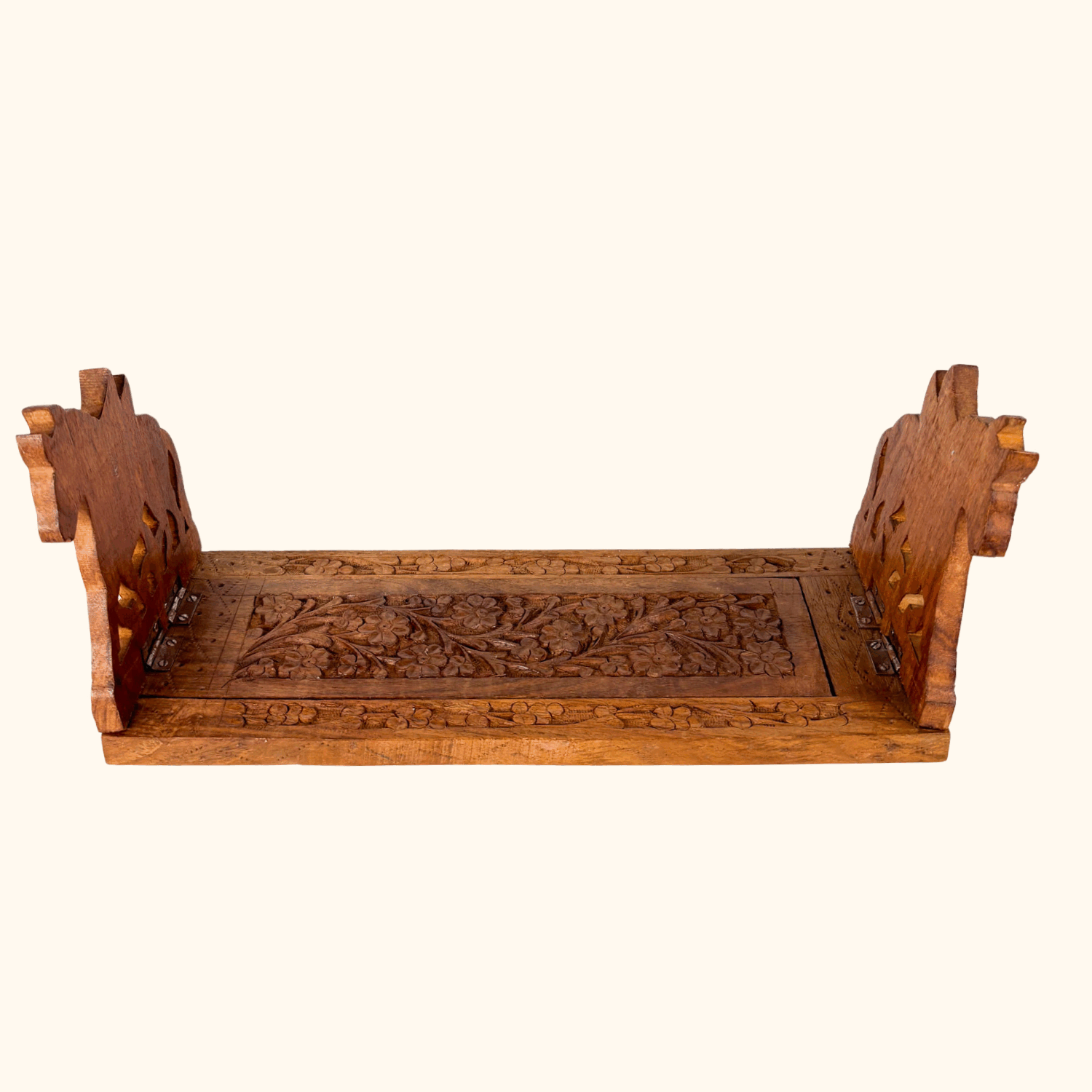 Vintage Hand Carved Horse Book Slide -  - Decoration