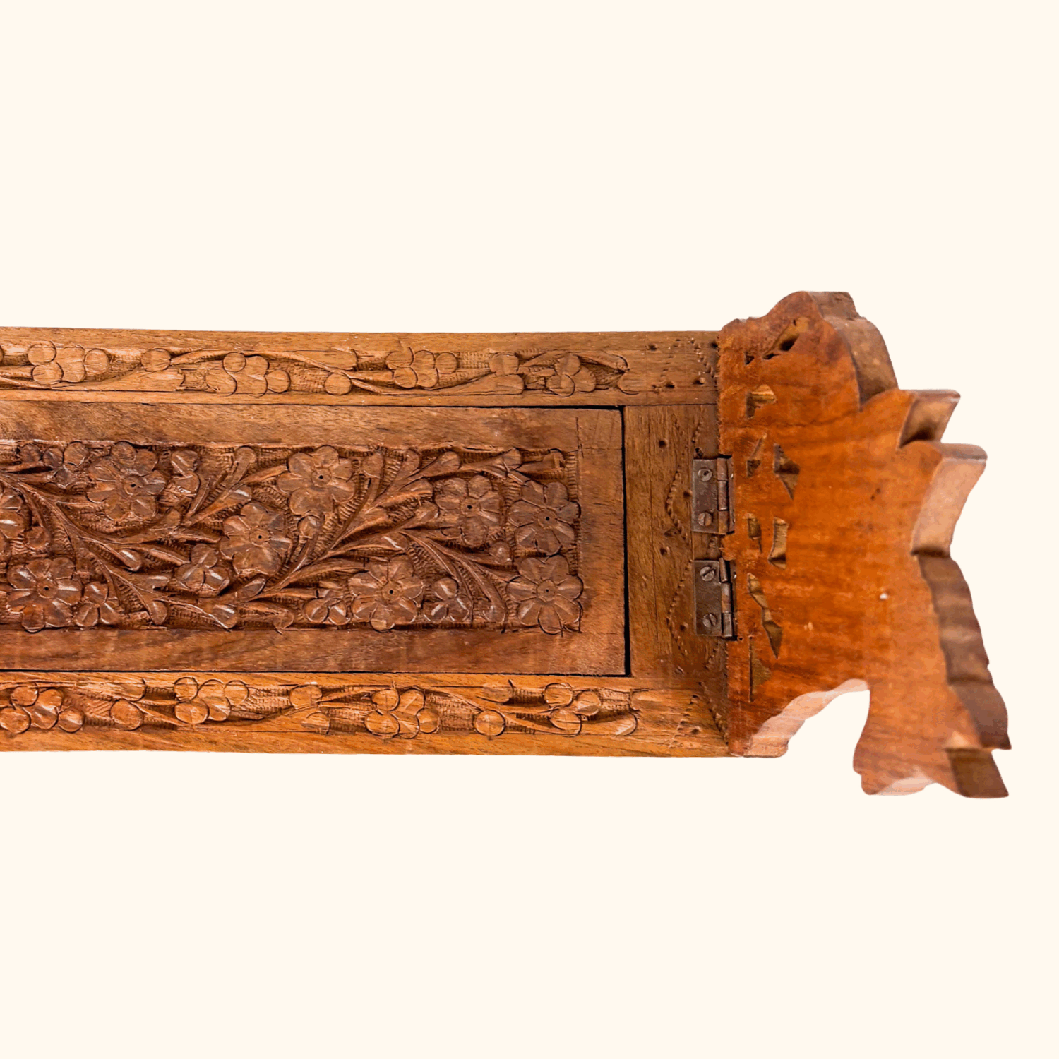 Vintage Hand Carved Horse Book Slide -  - Decoration