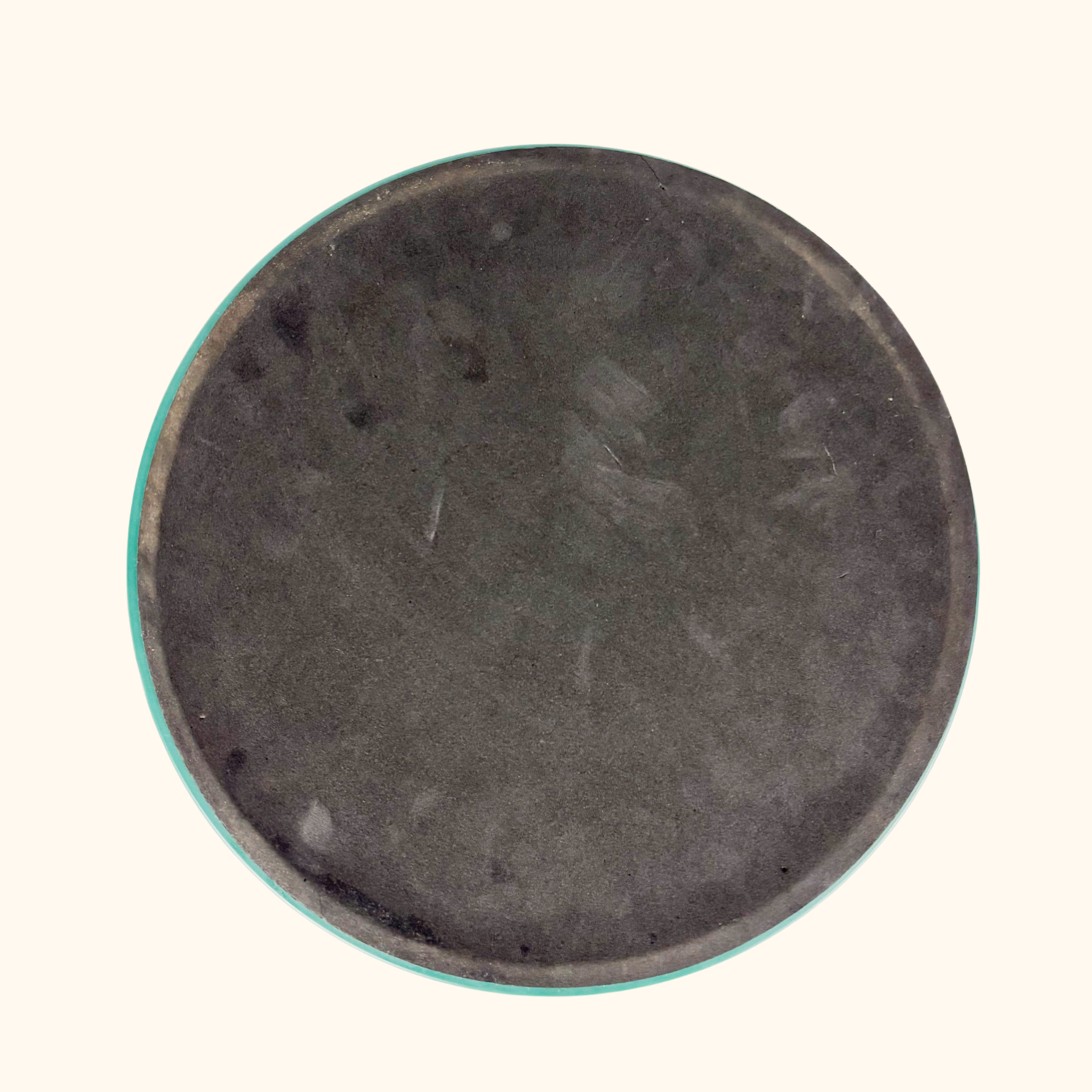 Teal Circle Mirror Tray Sunshine Thrift