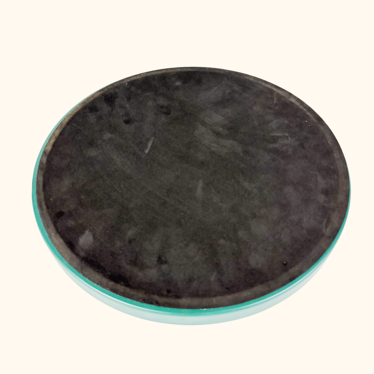 Teal Circle Mirror Tray Sunshine Thrift