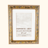 Gold Floral Metallic Wooden Picture Frame 6x8inch -  - Picture Frames