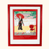 Vintage 1980s Jean Yarwood Sidewalk Framed Print -  - Artwork
