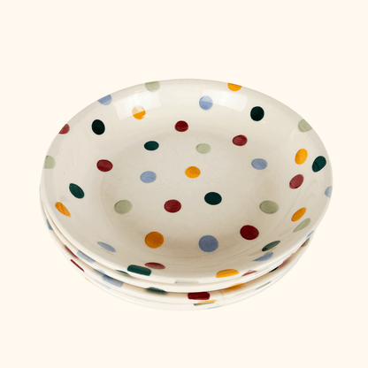 Emma Bridgewater Polka Dot Pasta Bowl 24cm Emma Bridgewater