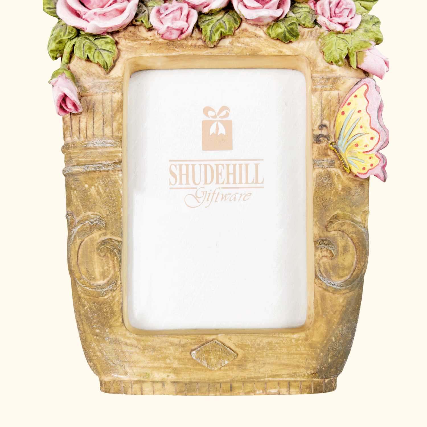 Shudehill Giftware 3D Pink Roses Ceramic Picture Frame Shudehill Giftware