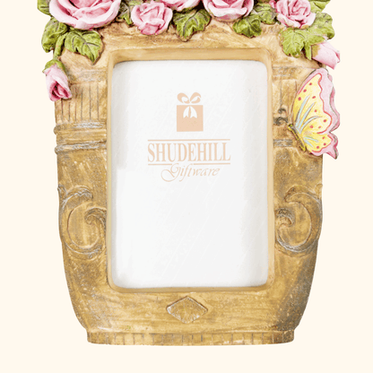 Shudehill Giftware 3D Pink Roses Ceramic Picture Frame Shudehill Giftware