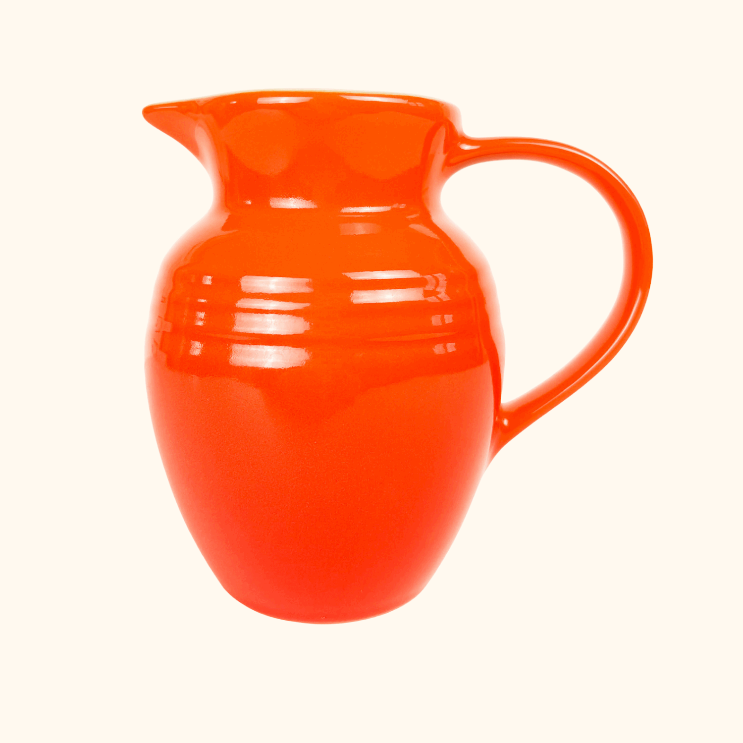 Le Creuset Volcanic Orange Stoneware Breakfast Jug 700ml -  - Kitchenware