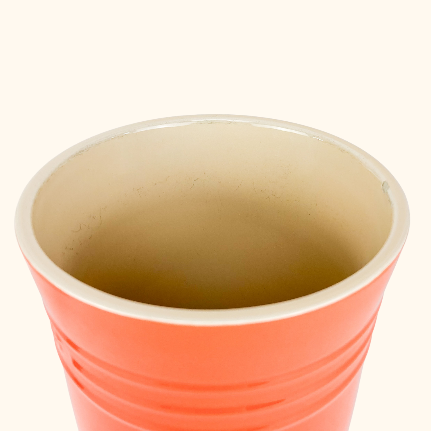 Le Creuset Stoneware Orange Large Storage Jar 3L