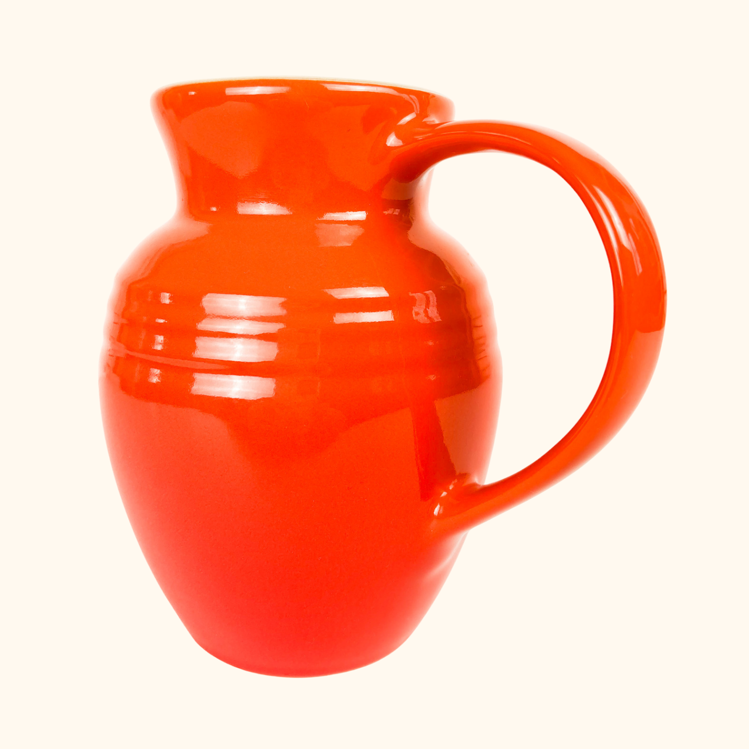 Le Creuset Volcanic Orange Stoneware Breakfast Jug 700ml Le Creuset