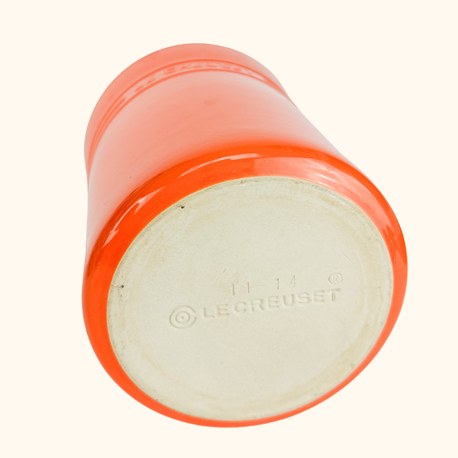 Le Creuset Stoneware Orange Large Storage Jar 3L
