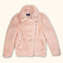 M&S Light Pink Zip Up Borg Jacket - Size 6 -  - Coats & jackets