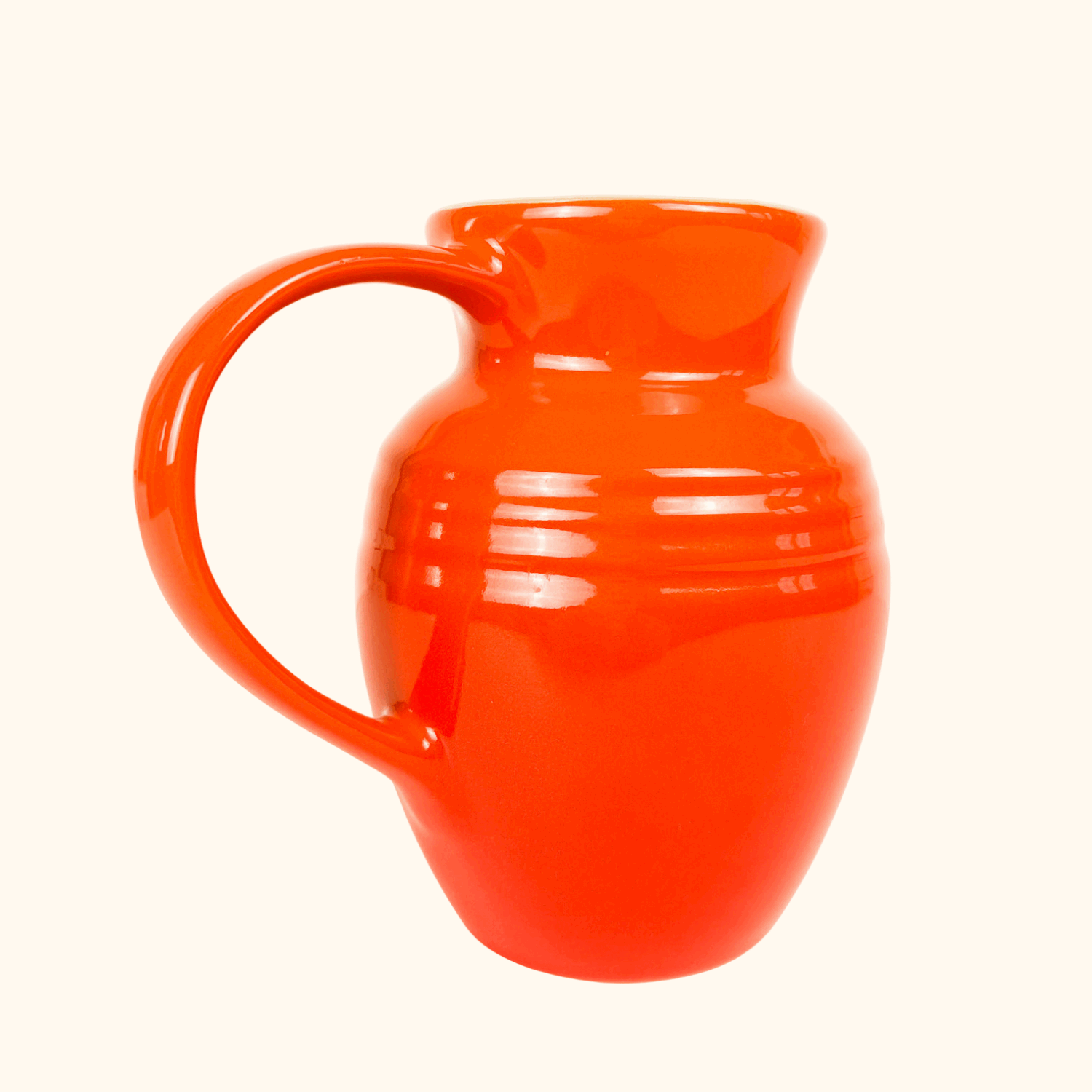Le Creuset Volcanic Orange Stoneware Breakfast Jug 700ml -  - Kitchenware