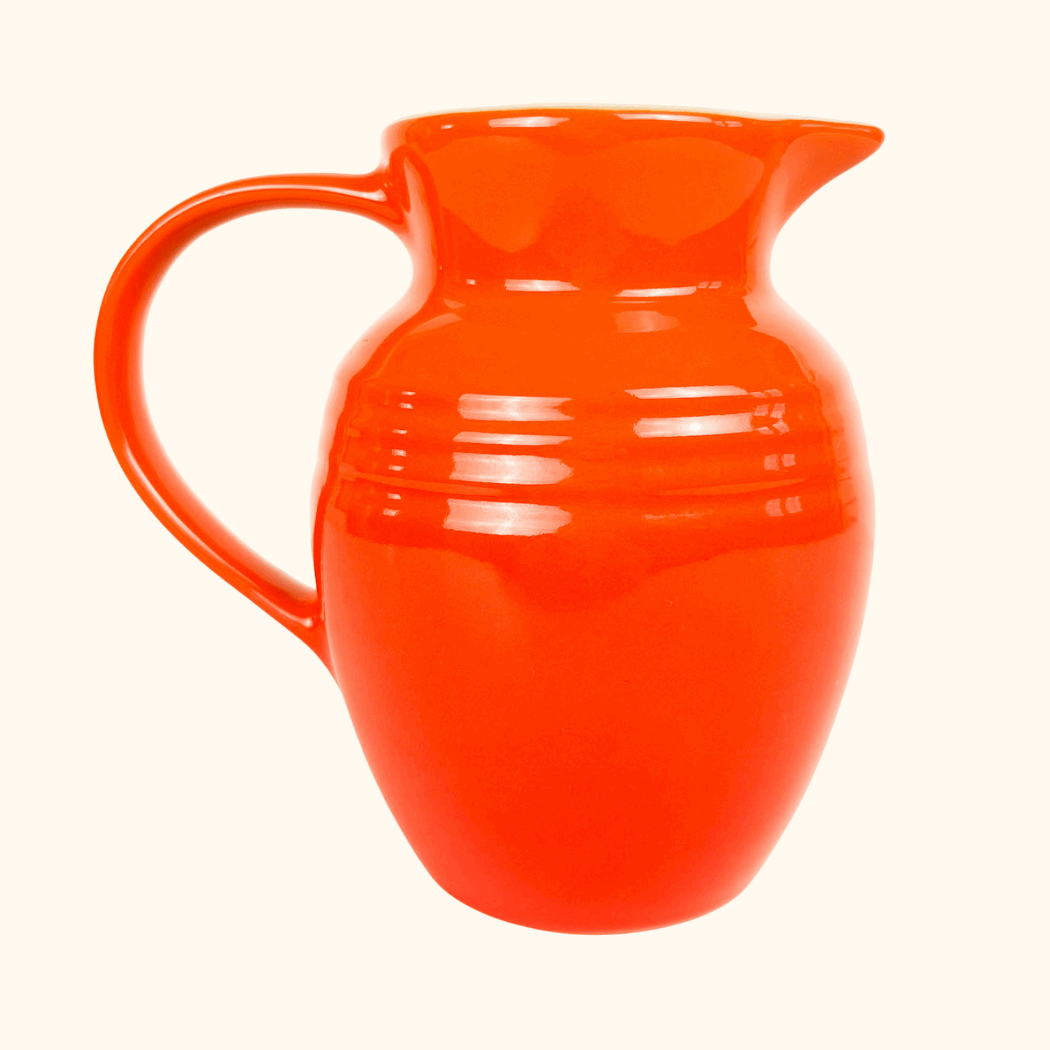 Le Creuset Volcanic Orange Stoneware Breakfast Jug 700ml -  - Kitchenware