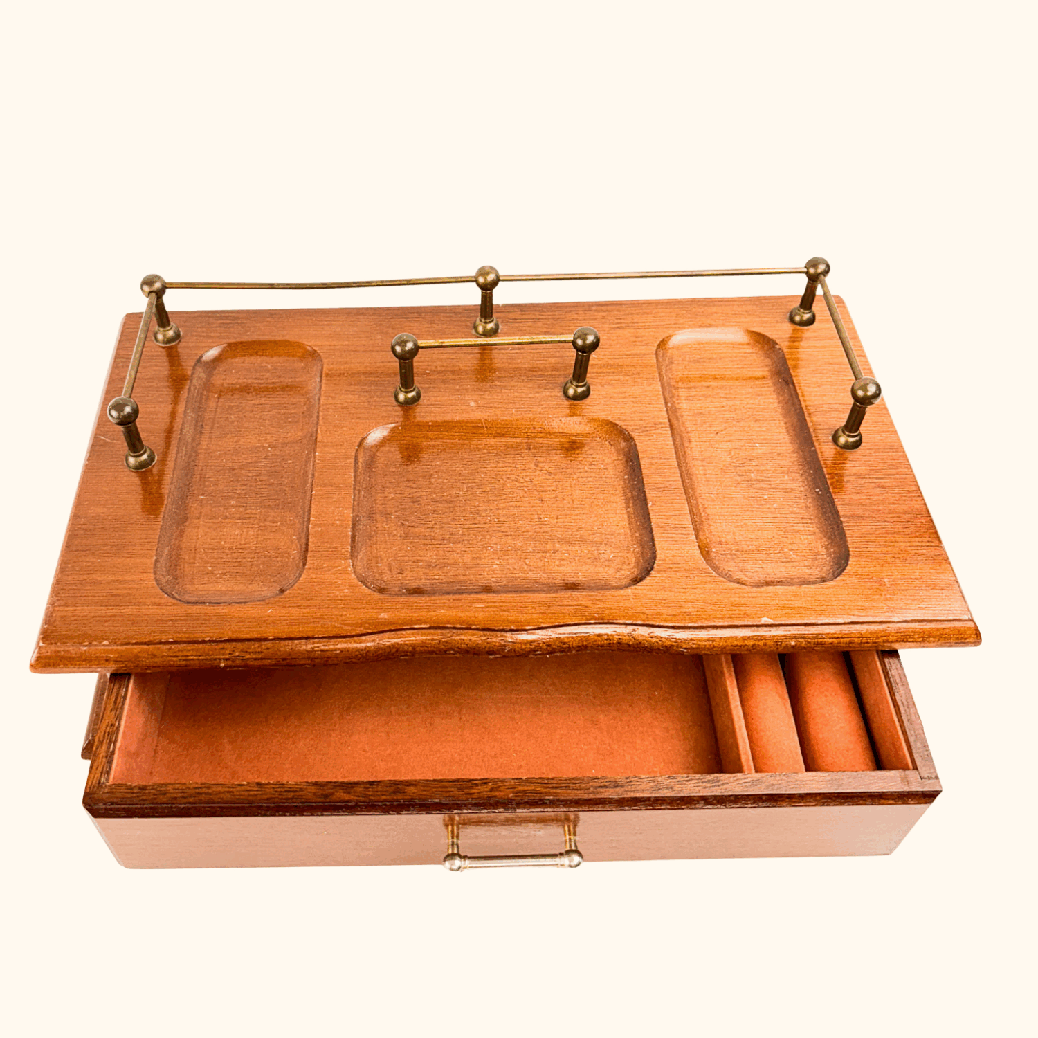 Vintage 1970s Gunther Mele Jewellery Box Desk Organiser -  - Decoration