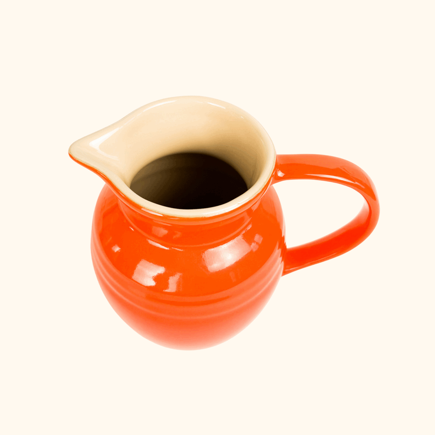 Le Creuset Volcanic Orange Stoneware Breakfast Jug 700ml -  - Kitchenware
