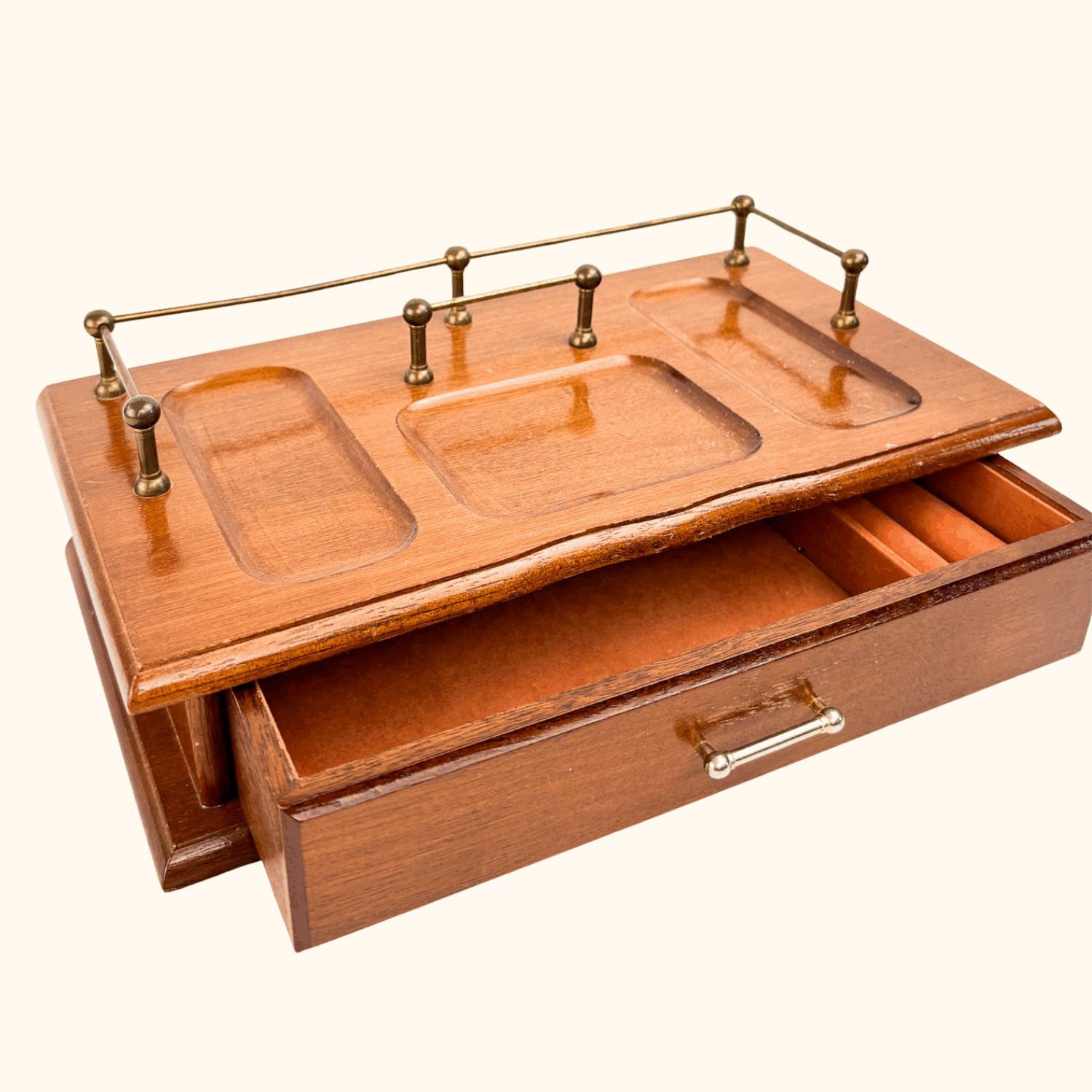 Vintage 1970s Gunther Mele Jewellery Box Desk Organiser -  - Decoration
