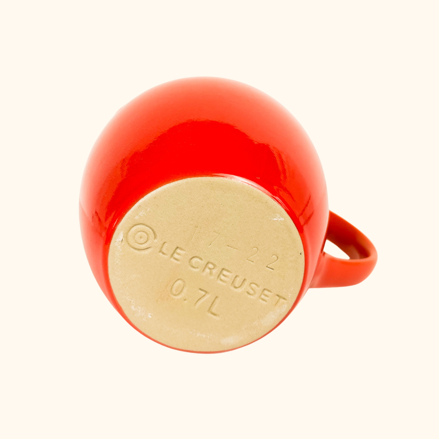 Le Creuset Volcanic Orange Stoneware Breakfast Jug 700ml Le Creuset