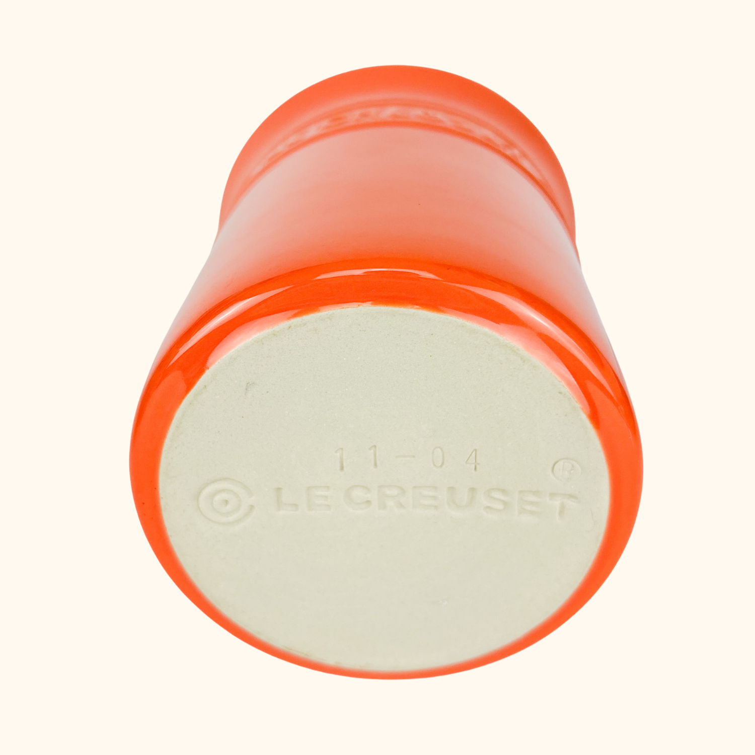 Le Creuset Stoneware Orange Utensils Storage Jar 1.1L