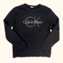 Calvin Klein Black Logo Sweatshirt - Size Medium -  - Jumpers