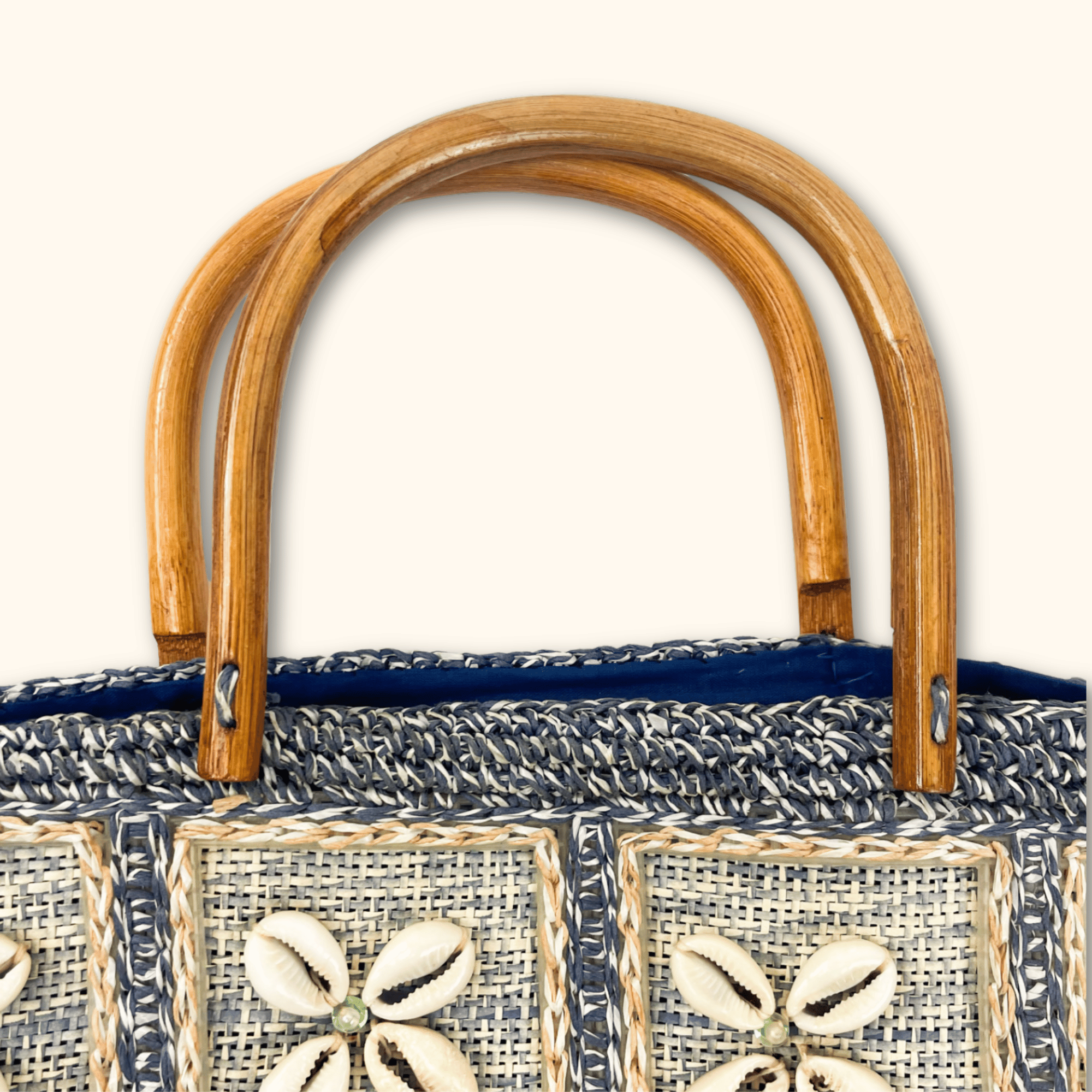 Vintage Janna Hall Shell Beach Bag