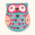 Blue and Pink Owl Shaped Unique Piggy Bank -  - Ornaments